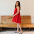 Tomato Red Short Dress